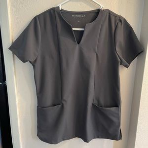 Womens Gray Scrub Set